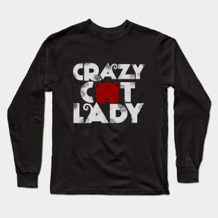 crazy cat lady 1 Long Sleeve T-Shirt